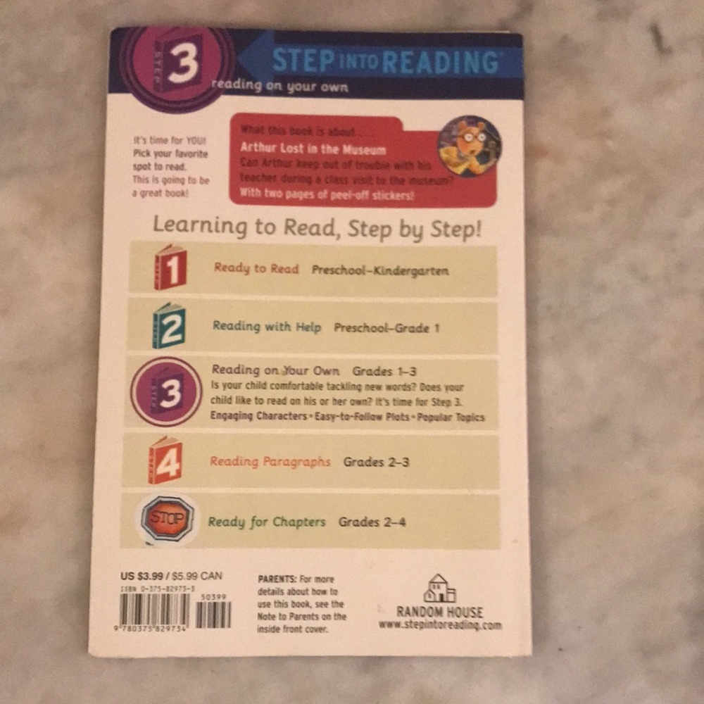 Random House-Set of Three-Step(3) Into Reading - Picture 5 of 12
